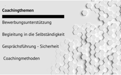 Coachingthemen für den Weg in die Selbständigkeit